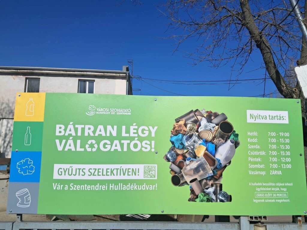 Október 23-án zárva tart a hulladékudvar
